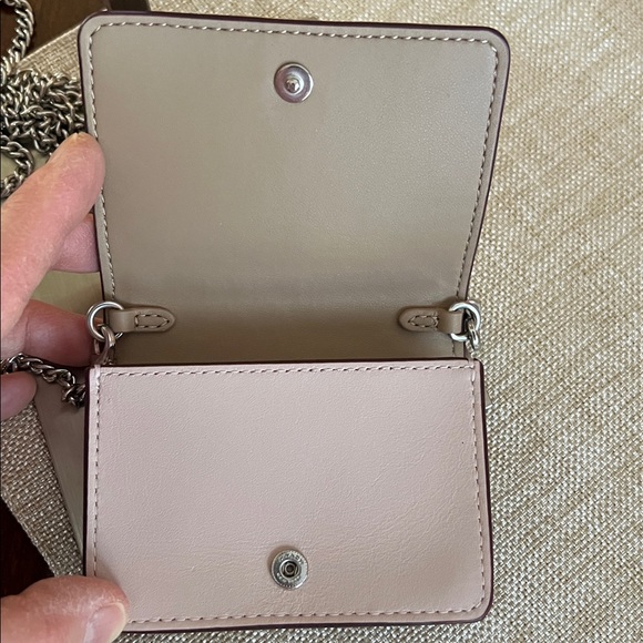 Coach Pink Embellished Butterfly Mini Crossbody NWT - Picture 7 of 16